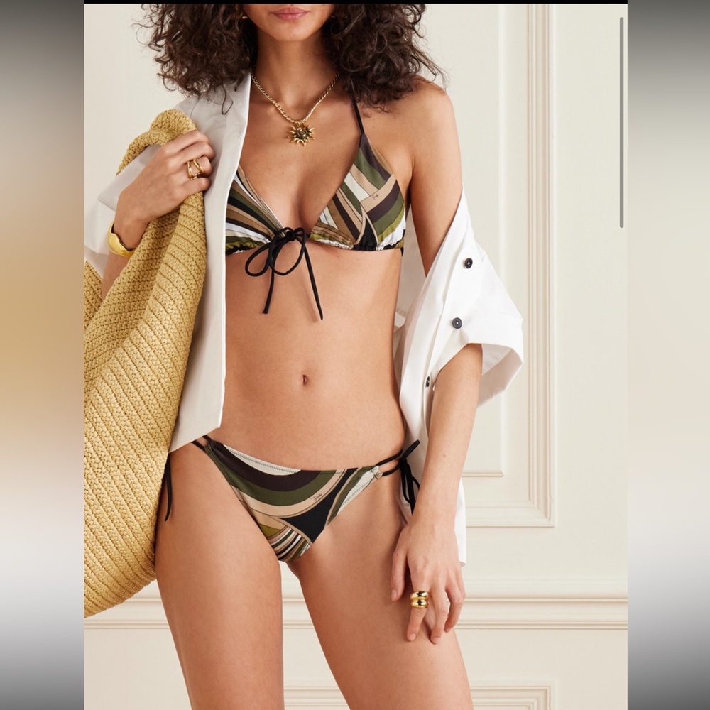 PUCCI Iride printed bikini sz M bnwt